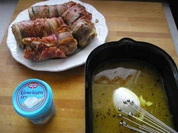 Rezept: Schwein/ Schweinefilet im Speckmantel Bild Nr. 6 Schwein/ Schweinefilet im Speckmantel - Rezept - Bild Nr. 6