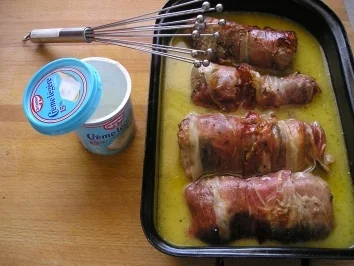 Rezept: Schwein/ Schweinefilet im Speckmantel Bild Nr. 7 Schwein/ Schweinefilet im Speckmantel - Rezept - Bild Nr. 7