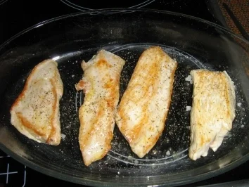 Putenschnitzel mit Ratatouille überbacken - Rezept - Bild Nr. 3