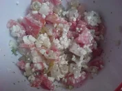 Salat "Bunter Hüttenkäse-Salat" - Rezept