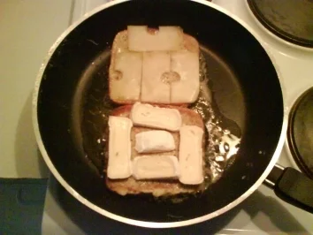 Rezept: Abendbrot: Arme Ritter mit Käse Bild Nr. 4 Abendbrot: Arme Ritter mit Käse - Rezept - Bild Nr. 4