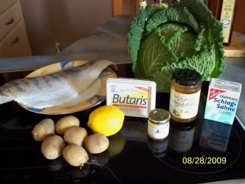 gebratener Zander auf Wirsingrahm mit Kartoffeln - Rezept - Bild Nr. 2