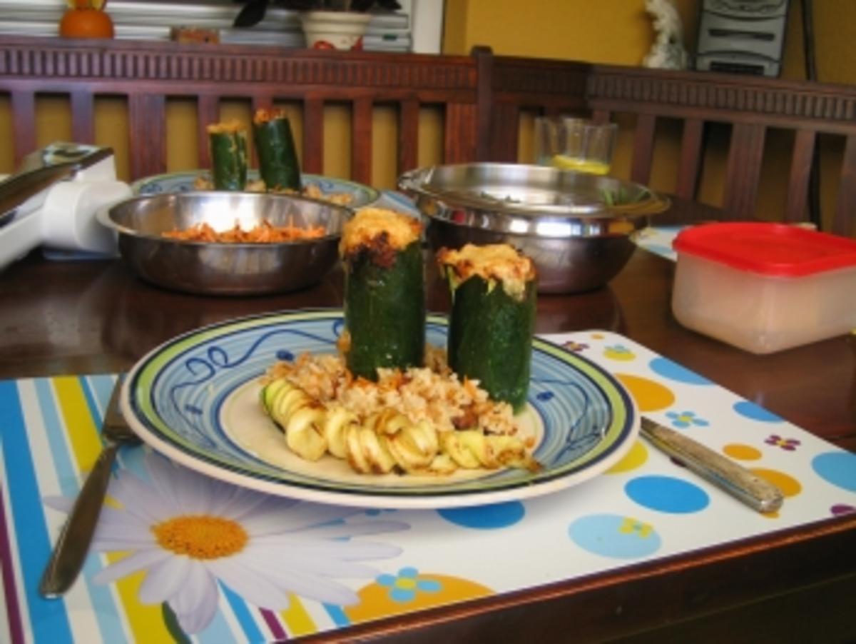 Zucchini-Türme - Rezept