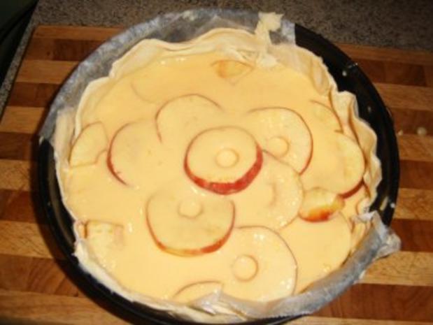 Apfel -Blätterteig-Kuchen - Rezept mit Bild - kochbar.de