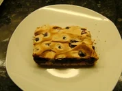 Baiser-Heidelbeerkuchen* vom Blech - Rezept