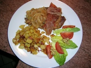 Holzfällersteak mit Bratkartoffeln (defitig, kräftig, einfach lecker) so wie wir es mögen - Rezept - Bild Nr. 3
