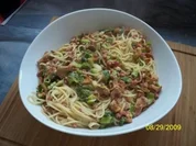 Spaghetti in einer Pfifferlingssoße - Rezept