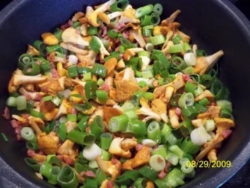 Spaghetti in einer Pfifferlingssoße - Rezept - Bild Nr. 5