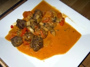 Pikante Hack-Gemüsepfanne - Rezept