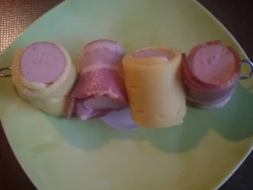 Fingerfood "Wurst-Spieße" - Rezept