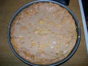 Gedeckter Apfelkuchen mit Rum-Rosinen - Rezept - Bild Nr. 4