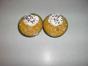 Pfirsichpüree mit Mandeln - Rezept