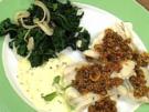 Seelachs Bordelaise mit Mandel-Remoulade - Rezept