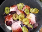 Pflaumen-Putenröllchen / Zwetschgen - Rezept