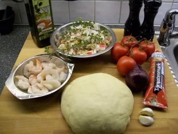 Rezept: Pizza " Mare" e "Amore" Bild Nr. 3 Pizza " Mare" e "Amore" - Rezept - Bild Nr. 3