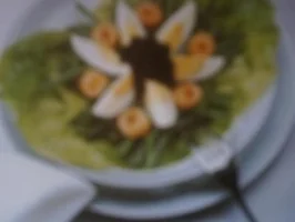 lachssalat mit bohnen - Rezept