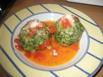 Spinatknödel - Rezept