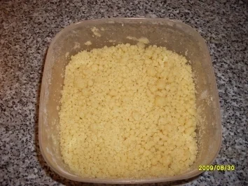 Dreierlei- Pflaumenkompott mit knusprigen Streuseln - Rezept - Bild Nr. 2