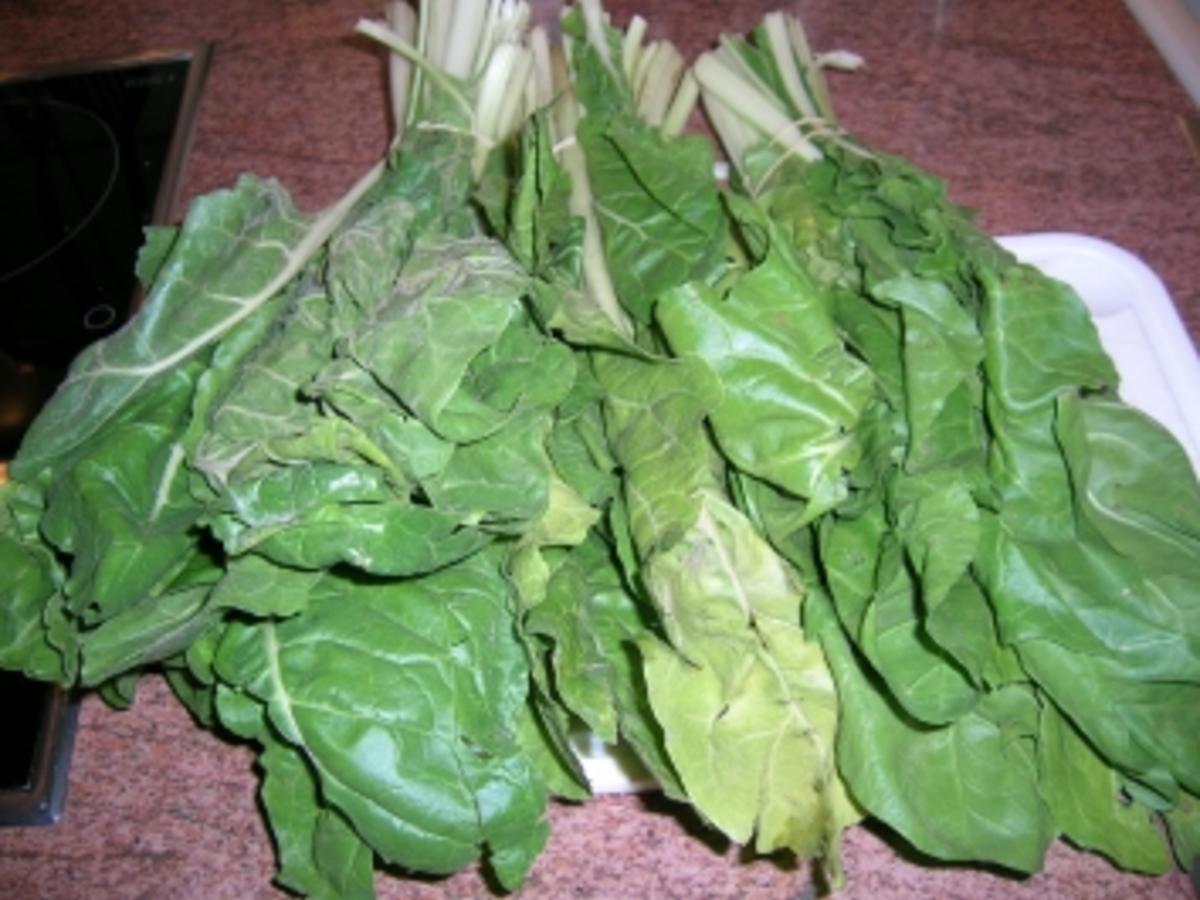 Mangold Gemüse lecker als Beilage zu vielem Kurzgebratenem, Kotelett ...