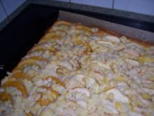 Pfirsichstreuselkuchen - Rezept