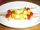 Käse - Ananas - Spieße - Rezept