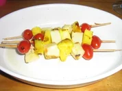 Käse - Ananas - Spieße - Rezept