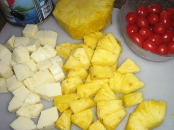 Käse - Ananas - Spieße - Rezept - Bild Nr. 3