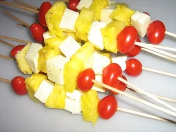 Käse - Ananas - Spieße - Rezept - Bild Nr. 4