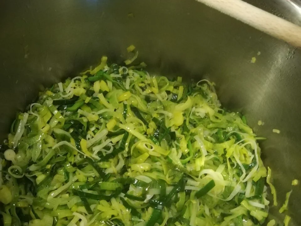 Schinkennudeln in Käse-Lauch-Sauce - Rezept - Bild Nr. 5548