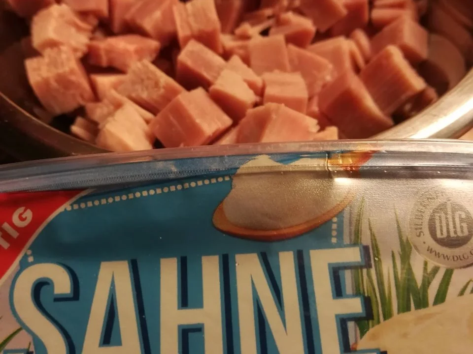 Schinkennudeln in Käse-Lauch-Sauce - Rezept - Bild Nr. 5550