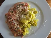 Pasta mit Tomaten-Sahne-Sauce - Rezept