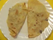 Pfannkuchen mit Pilz-Käse-Füllung - Rezept