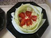 bamberger hörnchen mit dip,fleisch und salat - Rezept