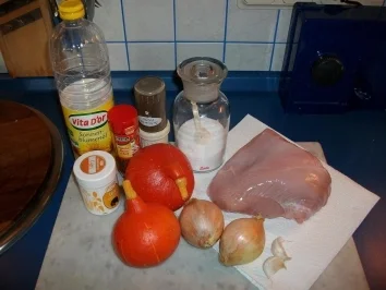 Rezept: Kürbis-Puten-Schnipselei Bild Nr. 2 Kürbis-Puten-Schnipselei - Rezept - Bild Nr. 2