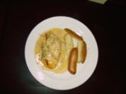 Hähnchenbrust, gefüllt, mit Salzkartoffeln - Rezept