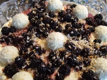 Brombeer-Raffaelo-Speise - Rezept