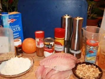 Tilapiafilet mit Pinien - Kokosreis an Orangensoße - Rezept - Bild Nr. 2