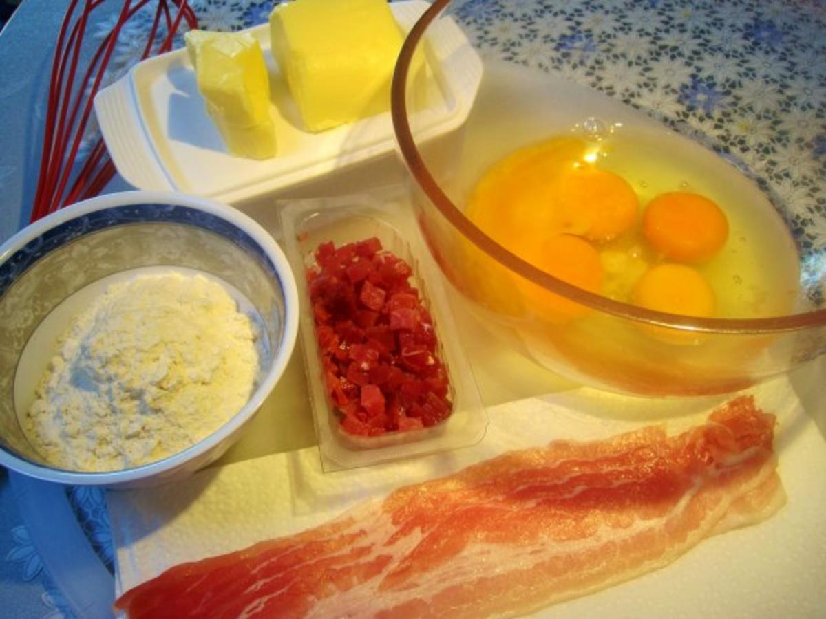 Eier-Pfannkuchen mit Schinkenspeck - Rezept - Bild Nr. 2