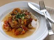 Rezept: OssoBuco geschmorte Kalbshaxe OssoBuco geschmorte Kalbshaxe - Rezept