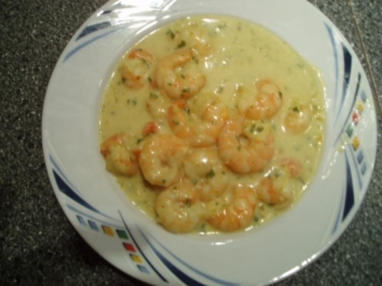Garnelen Kokos Curry - einfach - 47 kcal/100g