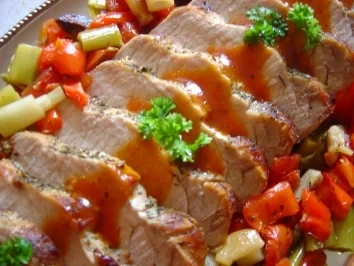 Mediteraner "Lummerbraten" im Backofen - Rezept