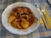 Hähnchenschlegel Stifado - Rezept