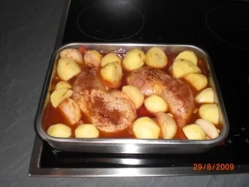 Hähnchenschlegel Stifado - Rezept - Bild Nr. 3