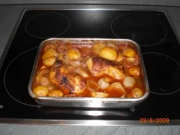 Hähnchenschlegel Stifado - Rezept - Bild Nr. 5