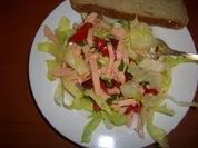 Feuriger Fleischwurst-Salat - Rezept