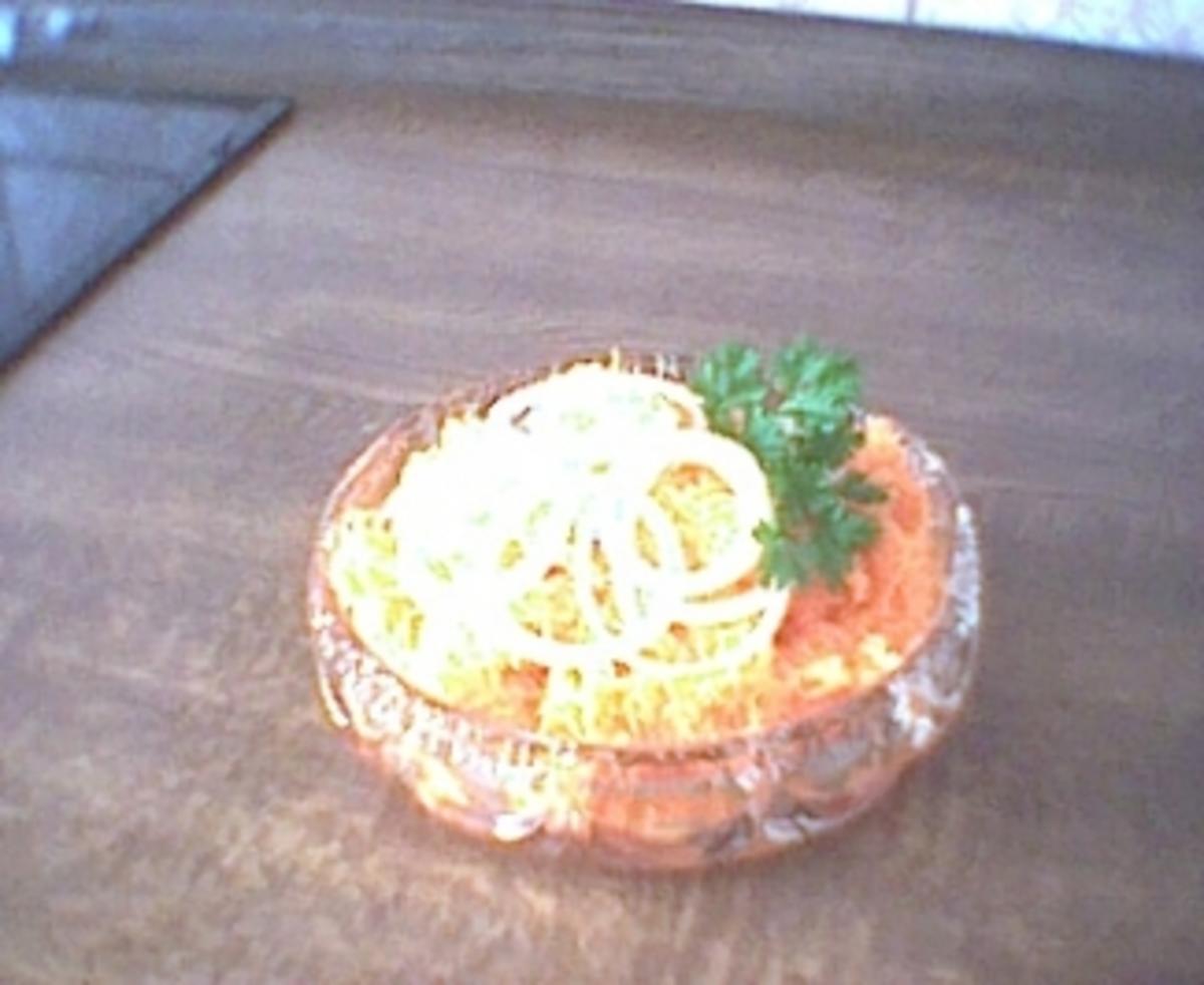 Karottensalat mit Orangensaft-Dressing - Rezept