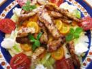 Salatteller mit Kumquat und gebratener Putenbrust - Rezept
