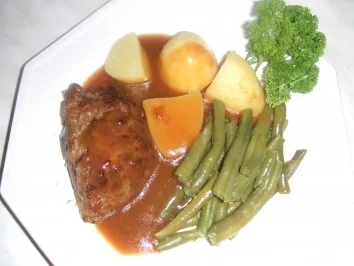 Hamburger Hackbraten - Rezept