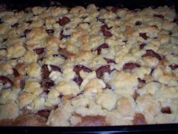 Plaumenkuchen vom Blech mit Streuseln - Rezept - Bild Nr. 2