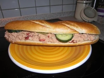 Rezept: 1 2 3 Fixes Thunfisch Baguette Bild Nr. 2 1 2 3 Fixes Thunfisch Baguette - Rezept - Bild Nr. 2